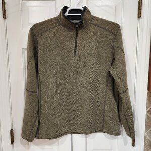 Kuhl Revel 1/4 Zip Sweater Fleece Pullover - XL - Oatmeal